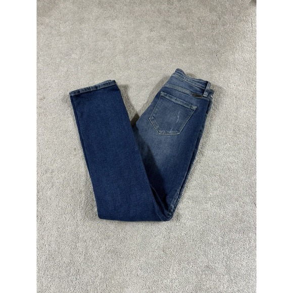 Kancan Jeans Size Skinny Stretch Distressed Ankle‎ Button Front Estilo 1 / 24 - Picture 1 of 8